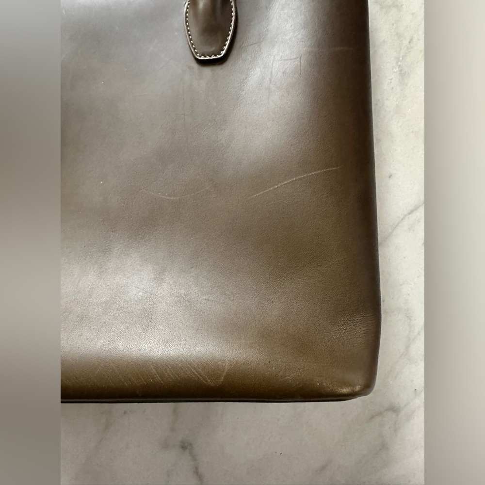 Teddi Joelle- Olive/Brown Women’s leather Bag - Picture 5 of 16